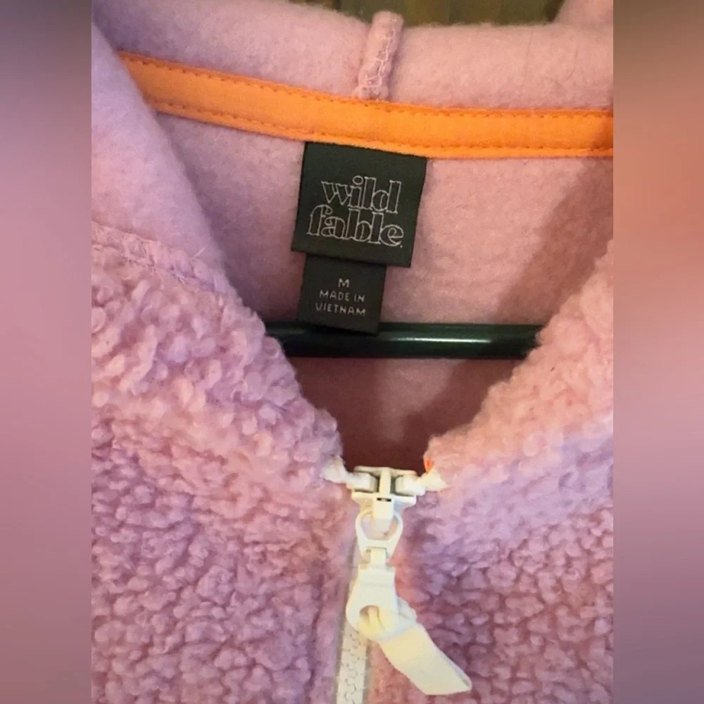Wild Fable Pink Half Zip Sweatshirt - Picture 2 of 3